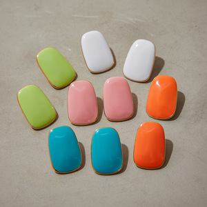 Artificial Fingernails Oval Shape With Gold Edge False <b>Nails</b> For Women <b>Nail</b> Art Decorations Colorful <b>Set</b> - Product Image 2