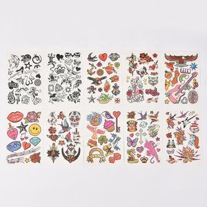 कस्टम अस्थायी टैटू स्टिकर बच्चे मिनी पानी ट्रांसफर टैटू हेलोलीन डिजाइन हाथ के लिए मिनी टैटू स्टिकर - Product Image 4