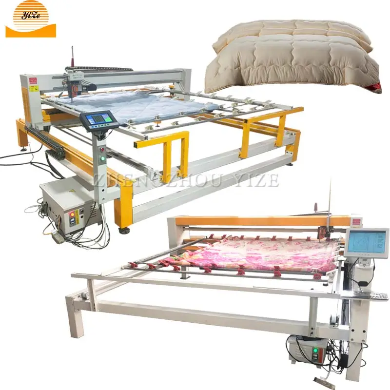 Computerized Single Needle Long Arm Mattresses Cover Protector Silk Quilt Quilting Machine For Quilt Sewing Machine