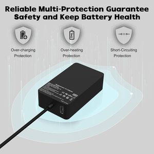Chargeur rapide PD 65W pour Microsoft Surface Book <span class=keywords><strong>2</strong></span> et Surface Pro 7/6/5/4/3, adaptateur 15V 4A avec protection OVP OCP OTP - Product Image 3