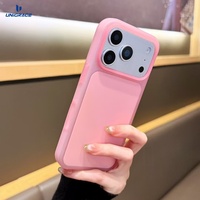Coque de téléphone en silicone pour iPhone, coques de téléphone design en gros, coques de luxe en silicone liquide pour 17 Pro Max