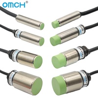 Sensor de Proximidad Inductivo Metálico OMCH, Serie PR08 PR12 PR18 PR30, NPN PNP NO NC Sn, 1.5mm-15mm