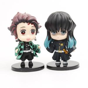 10 Estilos <span class=keywords><strong>Q</strong></span> <span class=keywords><strong>Posket</strong></span> Versión Anime Japonés Kamado Tanjirou Kamado Nezuko Modelo de Juguete de Dibujos Animados Figura de Anime de PVC - Product Image 3