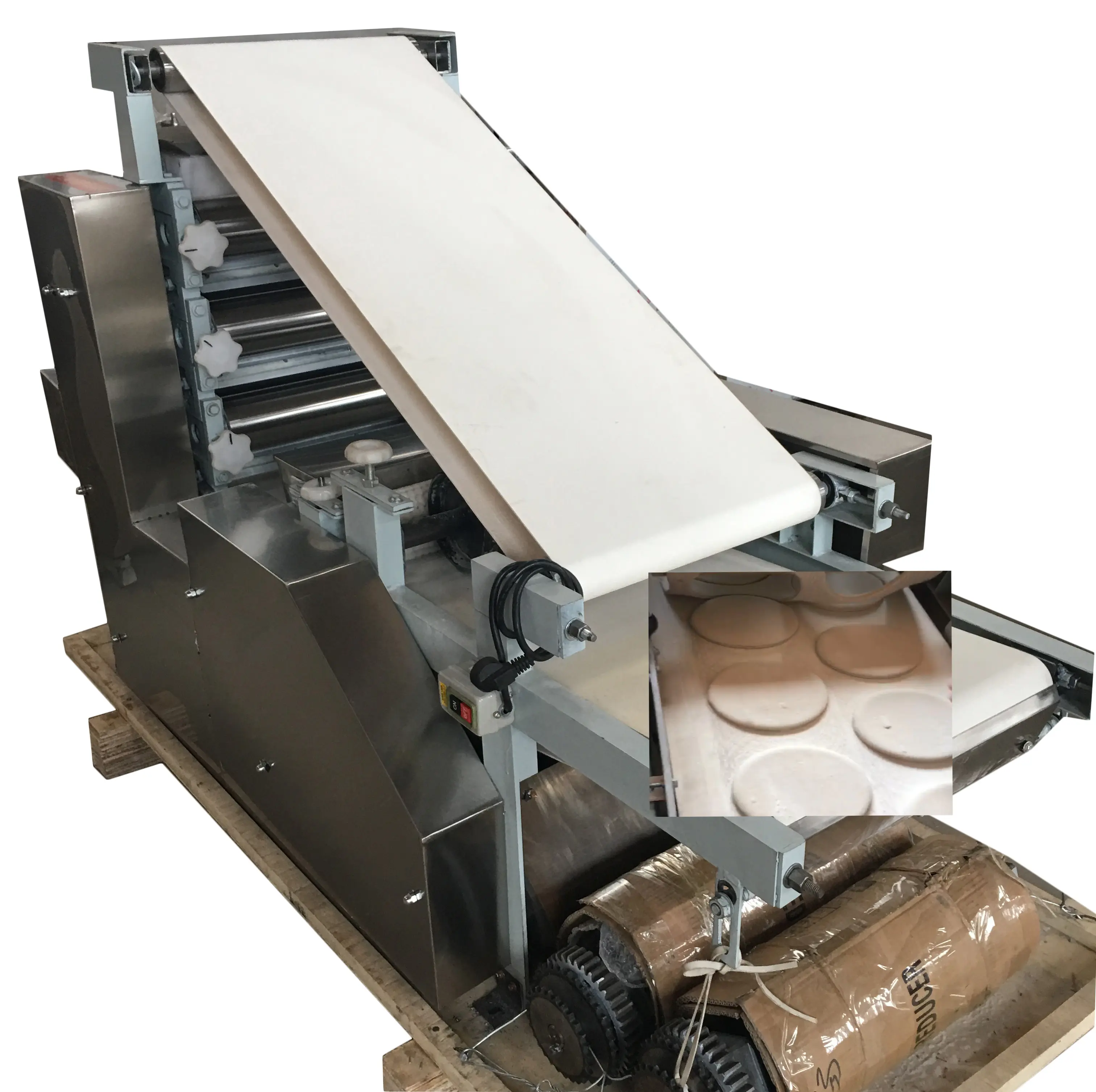 Máquina Industrial automática para hacer pan, máquina para hacer pan, Roti chapati