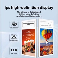 Pantalla Publicitaria Exterior de Doble Cara AWSTOUCH para Escaparates, Centros Comerciales y Supermercados - Cartel de Alto Brillo