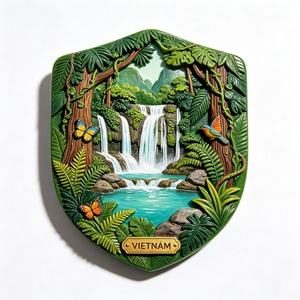 Aimants de réfrigérateur personnalisés en résine 3D du Vietnam, aimants de réfrigérateur, paysage marin de la <span class=keywords><strong>baie</strong></span> de <span class=keywords><strong>Ha</strong></span> <span class=keywords><strong>Long</strong></span>, souvenirs, cadeaux, aimants peints à la main - Product Image 5