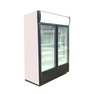 Vitrine réfrigérée commerciale à 2 portes vitrées, avec éclairage LED, pour boissons fraîches - Product Image 5