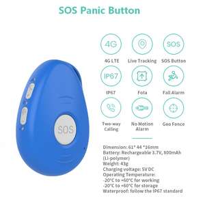 Monitor de Presión Arterial Remoto <span class=keywords><strong>para</strong></span> Pacientes, Alarma de Emergencia, Resistente al Agua IP67, Colgante de Seguridad SOS, Alerta de Caídas <span class=keywords><strong>para</strong></span> Personas Mayores, Botón de Pánico SOS - Product Image 1