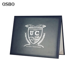 Graduation Folder Graduation Diploma Leather Holder File Certificate Cover Folder Holder