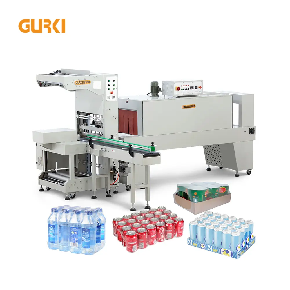 Gurki Sleeve Wrapper Pet Bottle Shrink Wrapping Machine