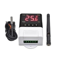 Capteur de thermostat intelligent WiFi Contrôle par application Contrôleur de température Contrôleur de température d'incubation d'aquarium Télécommande
