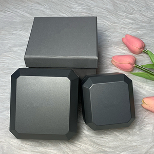 Caja de Regalo de Lujo de Primera Calidad, Octogonal, Gris, con Iluminación LED, Caja para Joyería Forrada en Terciopelo, Exquisita Caja para Pulseras - Product Image 6