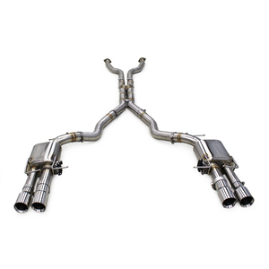 Auto Valvetronic Catback para <span class=keywords><strong>BMW</strong></span> <span class=keywords><strong>M5</strong></span> E60 5.0L 2003-2010 SUS304 Acero inoxidable Catback escape X tubo diseño silenciador escape - Product Image 1