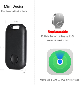 <b>Mini</b> Pet GPS Tracker Smart MFI Key Finder with Holes <b>Car</b> Locator Child Dog Air Tag Tracking Location Anti-lost Alarm - Product Image 3