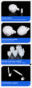 Frasco de PTFE 50ml 100mL 250ml 500ml 1000ml 2000ml Resistencia a la corrosión para análisis de laboratorio Botellas de laboratorio de PTFE - Product Image 5