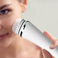 Brosse nettoyante électrique pour le visage, démaquillante, massante, nettoyage en profondeur, 3 vitesses, étanche IPX7, masseur facial