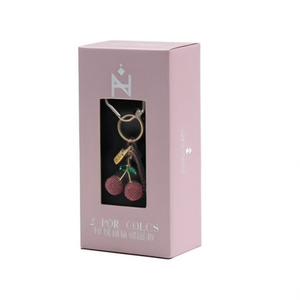 Llavero con incrustaciones de diamantes de cereza, 2 por color, caja de 600 unidades - Product Image 2
