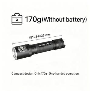 Lampe <span class=keywords><strong>torche</strong></span> LED portable rechargeable à boule céramique, autonomie LED de 100 000 heures, lumière <span class=keywords><strong>puissante</strong></span> de 5,5 heures pour les opérations de sauvetage - Product Image 1