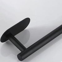 Ensemble d'accessoires de salle de bain en or brossé, design professionnel, en acier inoxydable SUS304, kit de 4 pièces avec porte-serviettes pour projets