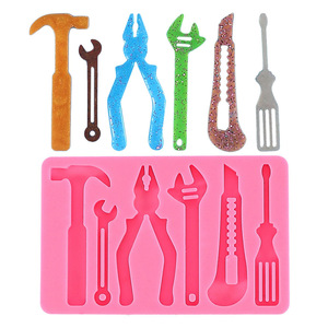 Moule en silicone pour gâteau <span class=keywords><strong>au</strong></span> <span class=keywords><strong>chocolat</strong></span>, décoration et façonnage <span class=keywords><strong>de</strong></span> desserts, avec motifs <span class=keywords><strong>de</strong></span> contrôleur <span class=keywords><strong>de</strong></span> jeu Hammer Gear et télécommande - Product Image 3