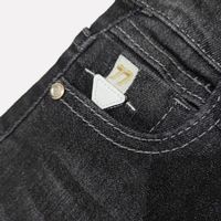 Automne slim fit noir garçon jeans enfants garçon denim jeans coupe étroite pantalon pour adolescent garçon
