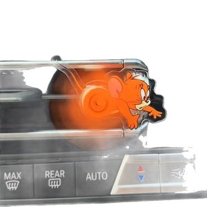 ของตกแต่งรถยนต์รูปแมวและหนูการ์ตูน หมุนได้ ติดช่องแอร์ วัสดุพลาสติก สำหรับตกแต่งภายในรถยนต์ - Product Image 4