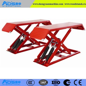 Elevador <span class=keywords><strong>de</strong></span> Tijera Hidráulico Eléctrico <span class=keywords><strong>de</strong></span> Dos Postes y Doble Cilindro con Certificación CE, 3500 kg, para Uso en Talleres Automotrices - Product Image 5
