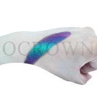 Camaleón multicromo que cambia de color, pigmento de mica, efecto espejo, sombra de ojos cosmética, polvo, pigmento de pintura automática