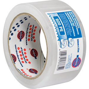 Nastro adesivo 920 trasparente per riparazione di teloni 50mm di altezza X 25m di lunghezza 1000002352 - Product Image 1