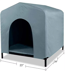 Fabricante al por mayor, cuna elevada grande para perros, marco de Metal de hierro forjado, cama elevada para exteriores de acero para perros - Product Image 5