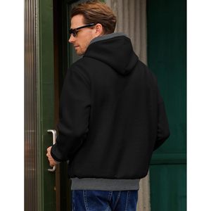 Sudadera con Capucha de Algodón para Hombre FOXA, Sudadera Informal de Manga Larga con Bolsillos - Product Image 4