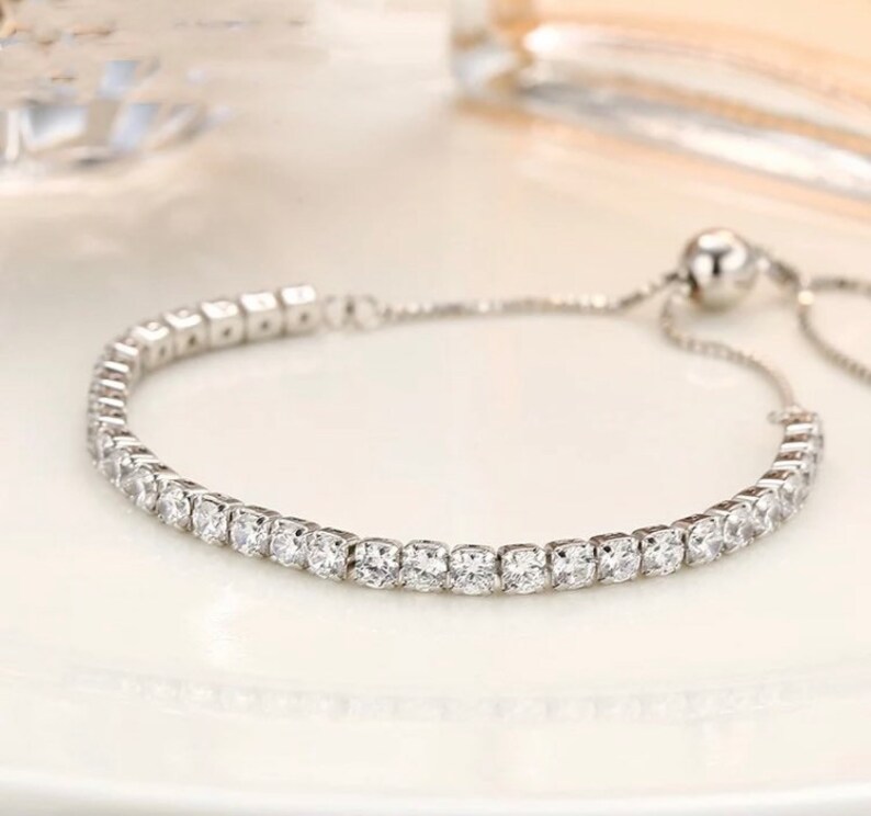 316l stainless steel tennis bracelet