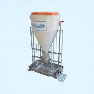 Hengyin - Comedero Automático para Granja de Cerdos con Aislamiento Térmico, Ajustable para Alimento Húmedo y Seco, Nuevo, Plástico+Acero, Blanco, 1 Año de Garantía - Product Image 4