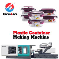 Machine de moulage par injection plastique à vis horizontale à paroi mince pour tasses et récipients alimentaires Fabrication flexible en matériau PC PP