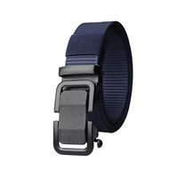 Ceinture tactique vintage réglable en sangle pour hommes, haute résistance, avec boucle automatique, imprimée par transfert thermique, en nylon métallisé, pour usage extérieur intensif