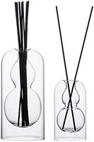 Vente en gros de grandes bouteilles en verre diffuseur givré de 200ml vides avec bâton d'étanchéité en liège et boîte-Commande minimum 100 pièces