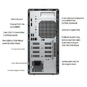 Ordenador de sobremesa empresarial actualizado <span class=keywords><strong>Dell</strong></span> <span class=keywords><strong>OptiPlex</strong></span> 7010MT <span class=keywords><strong>I5</strong></span> DDR4 <span class=keywords><strong>3000</strong></span>/5000/7000 de 12ª generación - Product Image 6