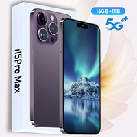 Teléfono I15 Pro Max 12GB+512GB, Smartphone 5G con Pantalla de 6.7 Pulgadas, Doble SIM, Teléfono I15 Pro Max 5G