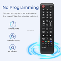 Control Remoto de Repuesto VINABTY AA59-00602A AA59-00634A con Batería AAA de 10 m para Modelos de TV Samsung UE22ES5000 UE26EH4000W UE32EH4003W