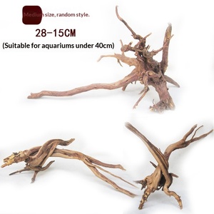 Modern groothandel natuurlijk drijfhout aquariumdecoratie veilig aquariumhout snel zinkend pH-neutraal waterplanten mos groothandel leverancier - Product Image 3