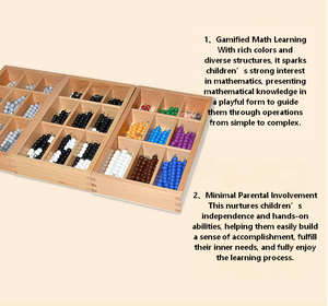 Juego <span class=keywords><strong>de</strong></span> Barras <span class=keywords><strong>de</strong></span> Cuentas <span class=keywords><strong>de</strong></span> Colores Montessori - Juguete Educativo <span class=keywords><strong>de</strong></span> Madera para Niños <span class=keywords><strong>de</strong></span> 3+ Años, Conteo Preescolar - Product Image 5