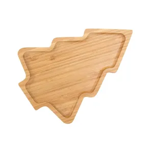 High Quality Sushi Trays Wholesale Candy Sushi Tray Bamboo Wood Leaf Shape