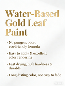 Pintura Industrial Metálica Líquida a Base de Agua con Oro de 24K, Revestimiento Metálico Ecológico de Alto Brillo para Uso Industrial - Product Image 4