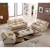 Reclinador de sofá de alta qualidade, 3 lugares de couro, mobiliário, 3 assentos, sofá reclinável, couro, conjunto de sofá, 3 lugares