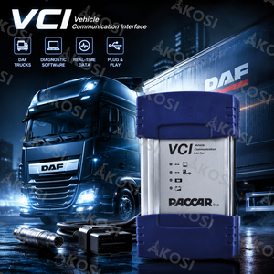 Système de diagnostic pour camions DAF CF53, interface VCI560 MUX + logiciel Davie, diagnostic complet du système et régénération DPF pour DAF poids lourds - Product Image 1