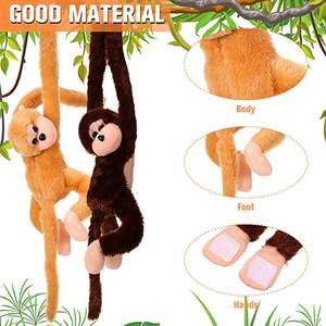 <span class=keywords><strong>Monos</strong></span> de peluche multicolor de brazo largo, <span class=keywords><strong>monos</strong></span> de peluche - Product Image 3