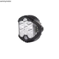 Nouvelle lampe de travail LED 3,5 pouces 3 faces de haute qualité pour véhicule tout-terrain 12V, pare-chocs avant en aluminium, couleurs blanc et ambre, IP67