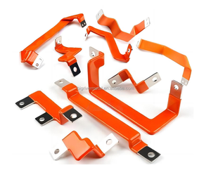 Barre omnibus en cuivre isolé massif, épaisseur 3 mm, couleur orange, pour la <span class=keywords><strong>distribution</strong></span> d'énergie, <span class=keywords><strong>les</strong></span> applications <span class=keywords><strong>de</strong></span> batteries et <span class=keywords><strong>de</strong></span> véhicules électriques - Product Image 6