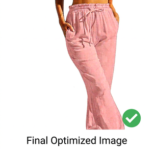 Pantalones Casuales de Invierno 2024 para Mujer, Algodón de Alta Calidad, Cintura Media, Transpirables, de Secado Rápido, Cómodos, a la Moda, Corte Regular - Product Image 1