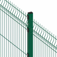 Panel de Malla de Alambre Galvanizado Vertical 3D para Seguridad de Patio Trasero, 50*200mm, 4mm, Precio Personalizado, Malla Metálica